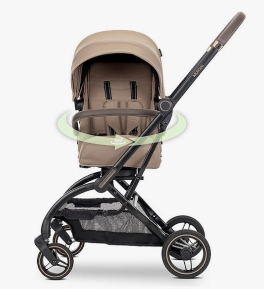 Passeggino leggero reversibile Makaya beige 0/22kg