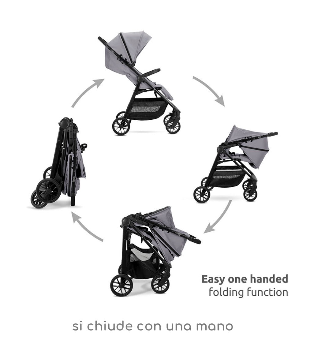 Passeggino leggero Zozu beige latte Lorelli 22kg