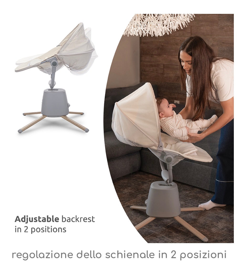 Sdraietta elettronica storky grigio Lorelli