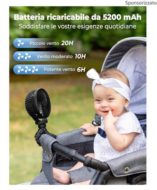 Ventilatore passeggino