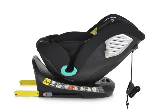 Sediolone auto Quill nero i-Size 360º rotazione gruppo 0/1/2/3