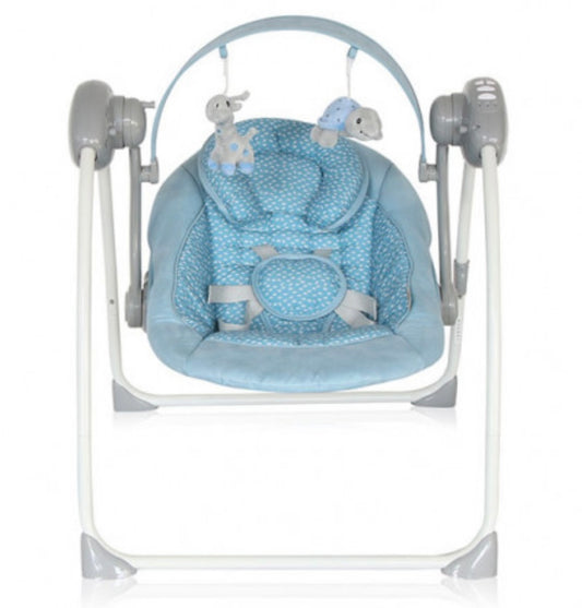 Altalena elettrica azzurra Portofino