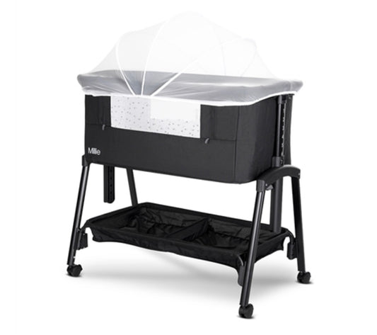 Culla co sleeping millie nera con accessori