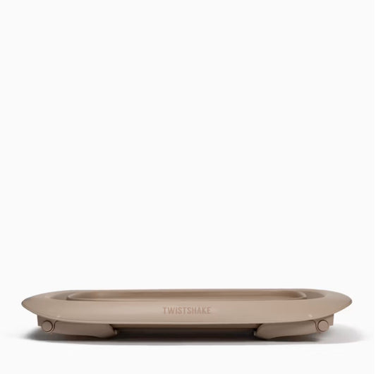Set da bagno Twistshake con vaschetta e gioccatoli mocha beige