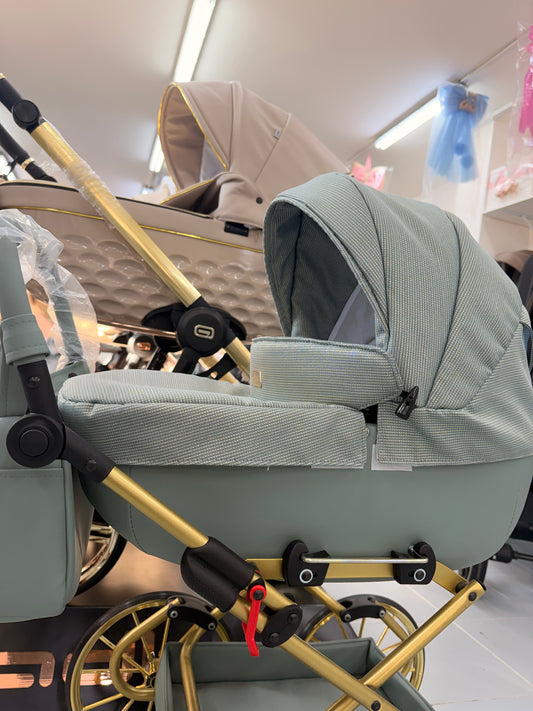 Mini Sophia verde glitter