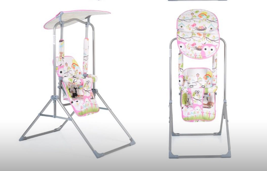 Altalena rosa per bambini