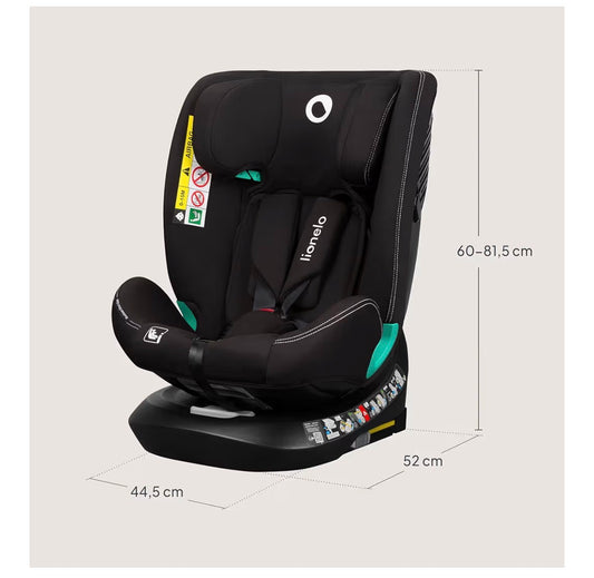 Sediolone auto Bastian i size 4in1 nero