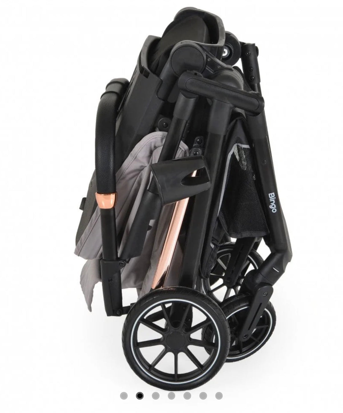 Passeggino leggero bingo 0/22kg reversibile nero Moni