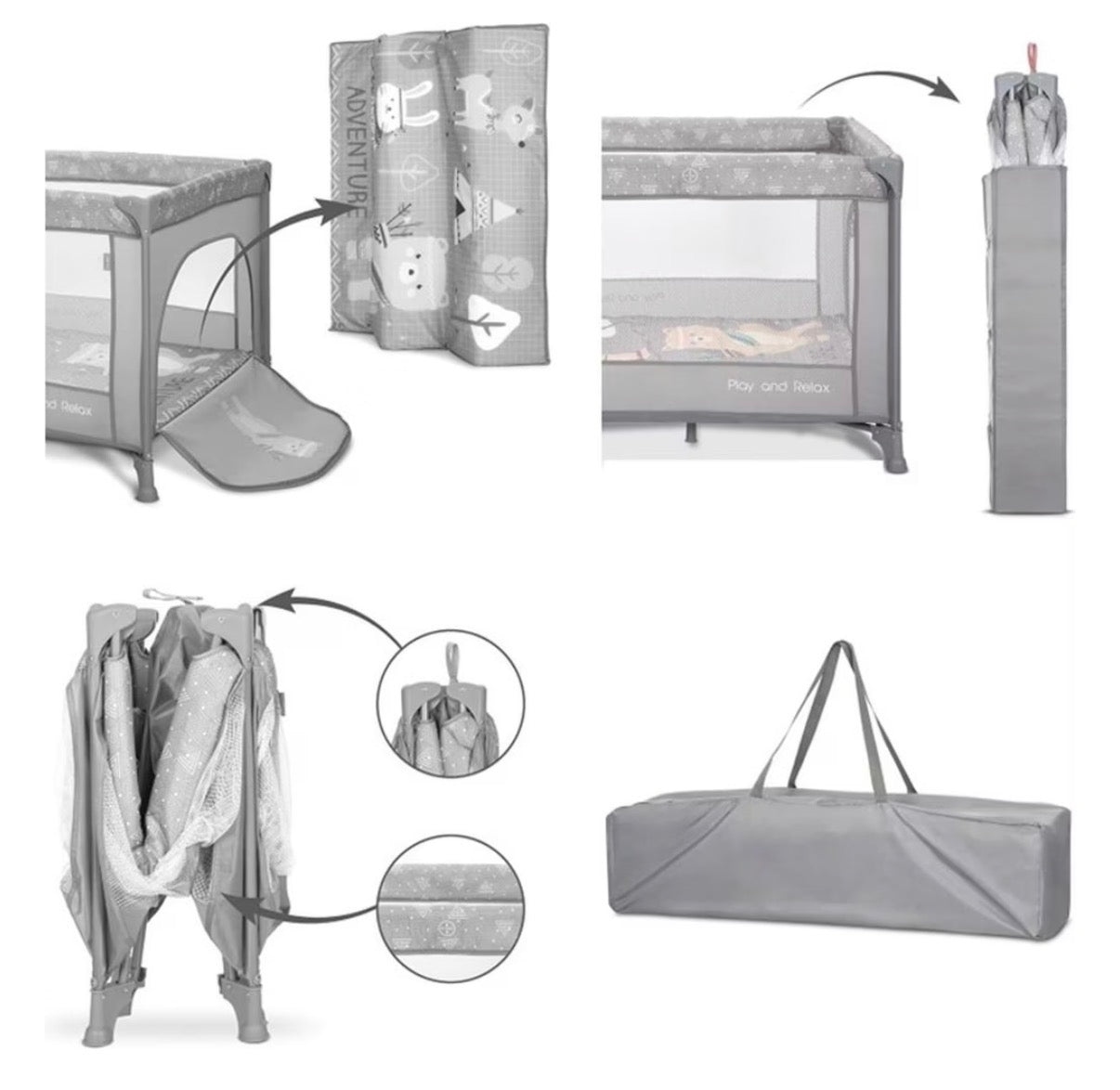 Box per giochi play n relax beige Lorelli