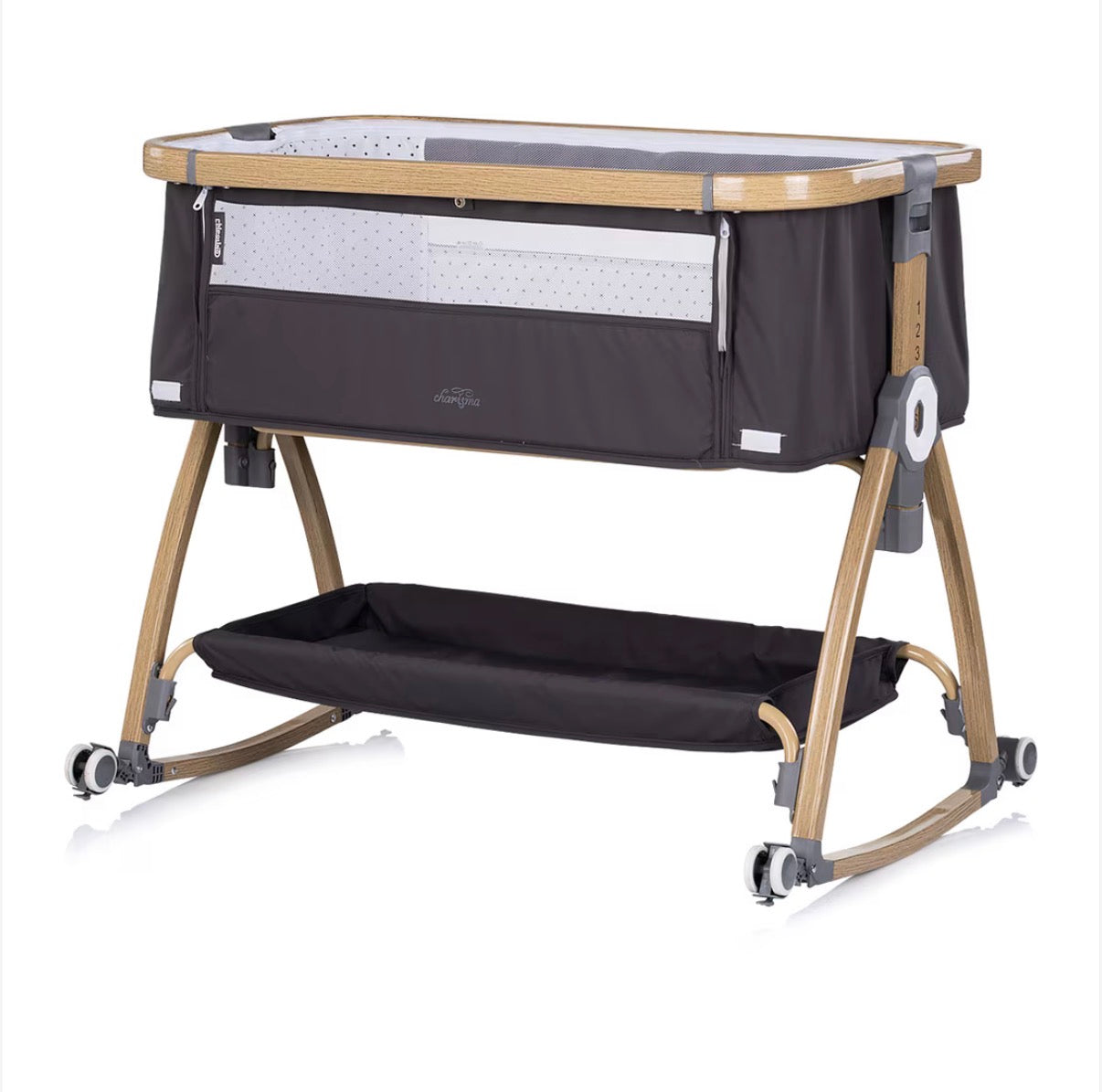 Culla co sleeping Carisma colore charcoal