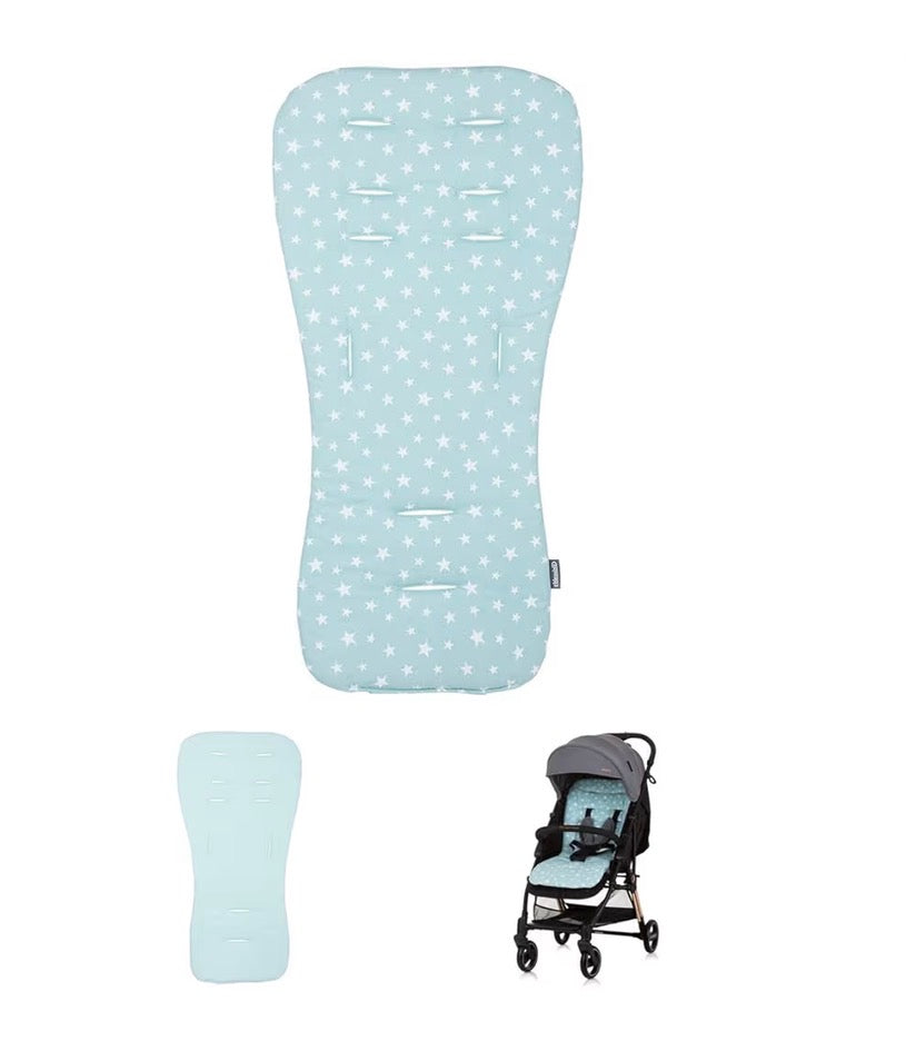 Materassino universale per passeggino chipolino verde acqua