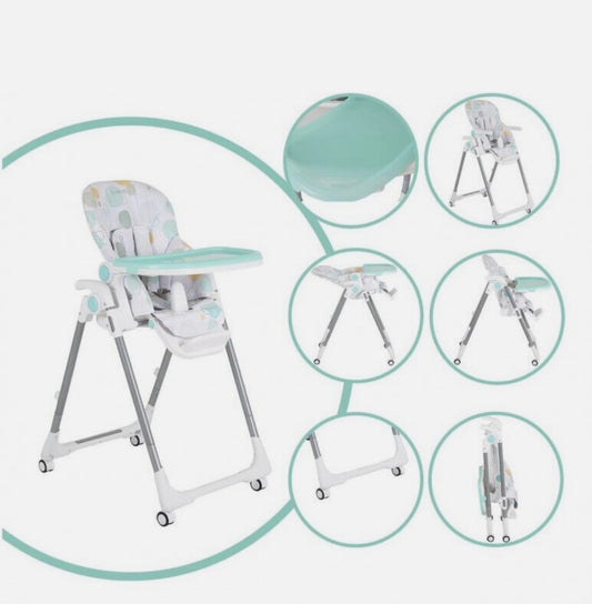 Seggiolone pappa bueno verde Moni