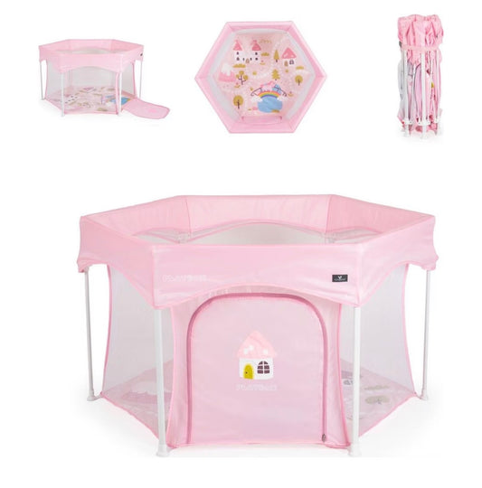 Playbox richiudibile rosa Cangaroo