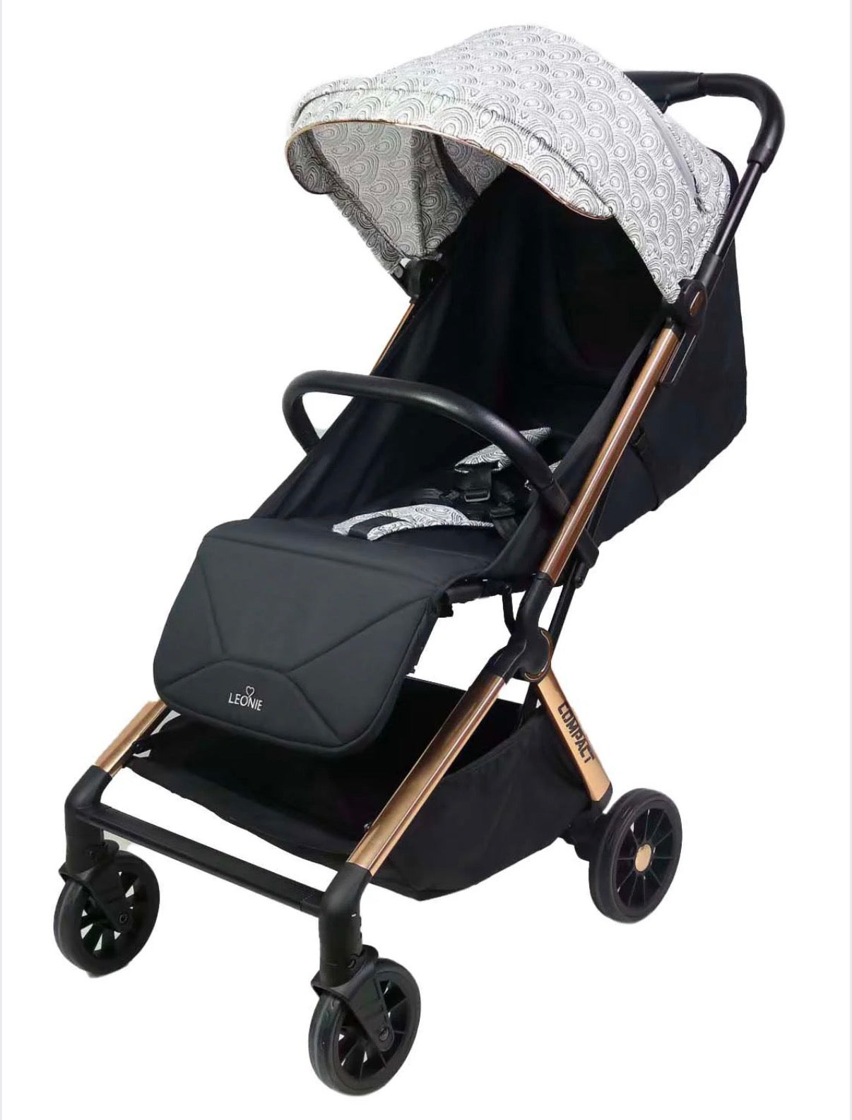 Passeggino leggero compact grigio 22kg bagaglio a mano