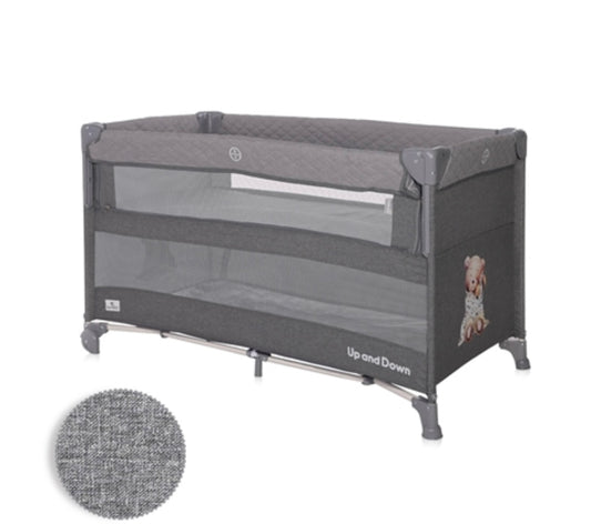 Lettino da campeggio camp up down grigio Lorelli