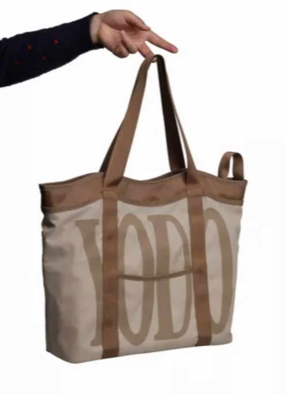 Borsa passeggino con fasciatoio beige