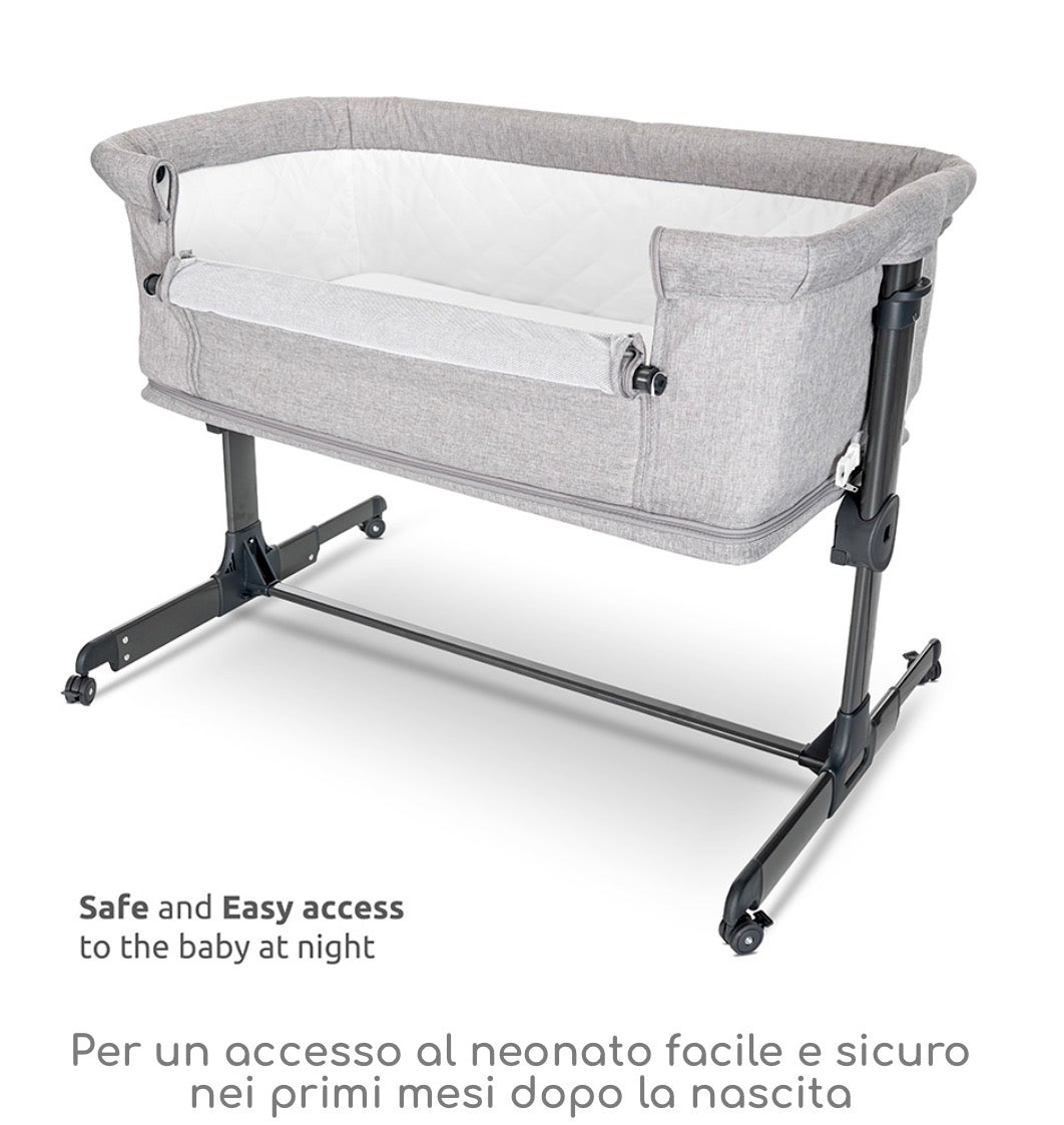 Culla Milano 2in1 rosa Lorelli