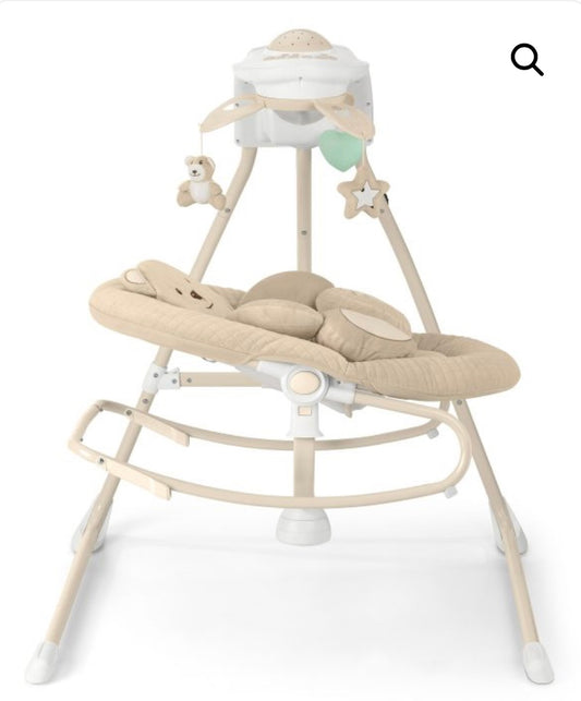 Altalena elettrica beige giro nanna evo beige cam