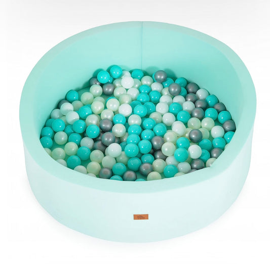 Box piscina play ball con 200 palline azzurro