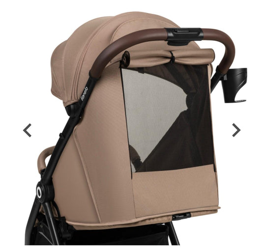 Passeggino leggero 22kg beige sand ingrid lionelo