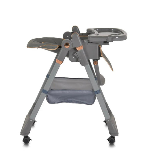 Seggiolone pappa grigio lindo