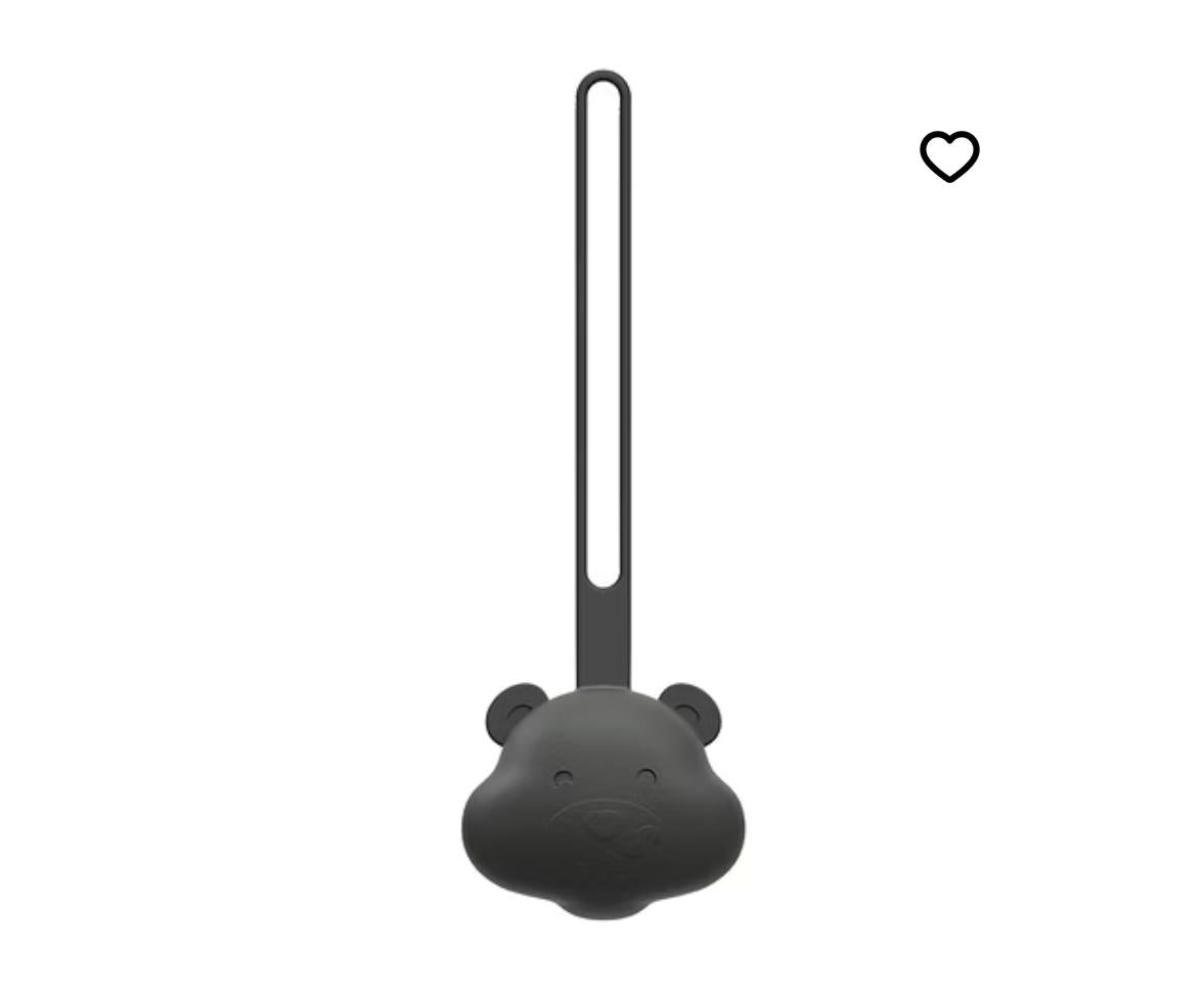 Portaciuccio silicone nero i'm baby
