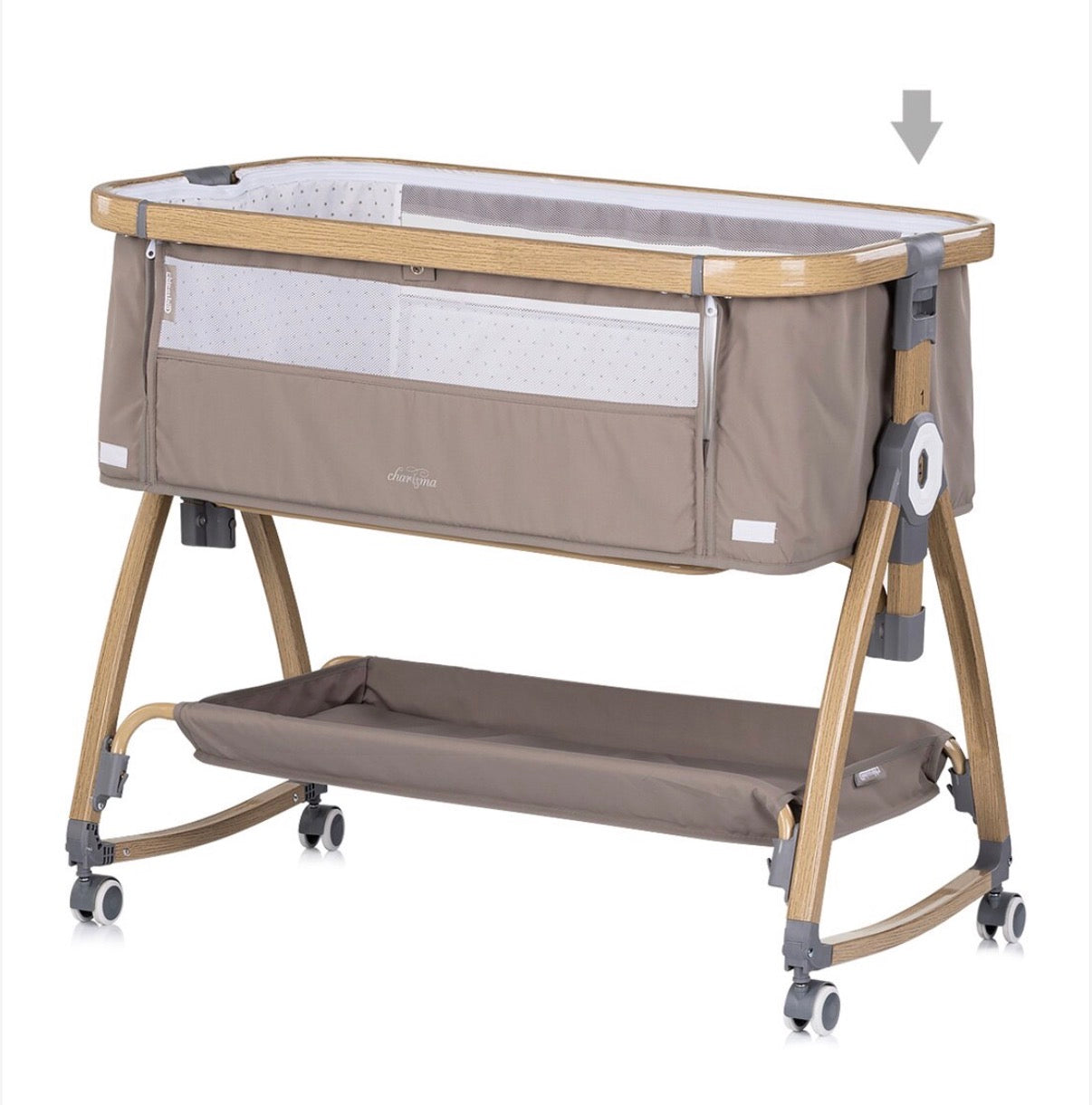 Culla co sleeping Carisma latte