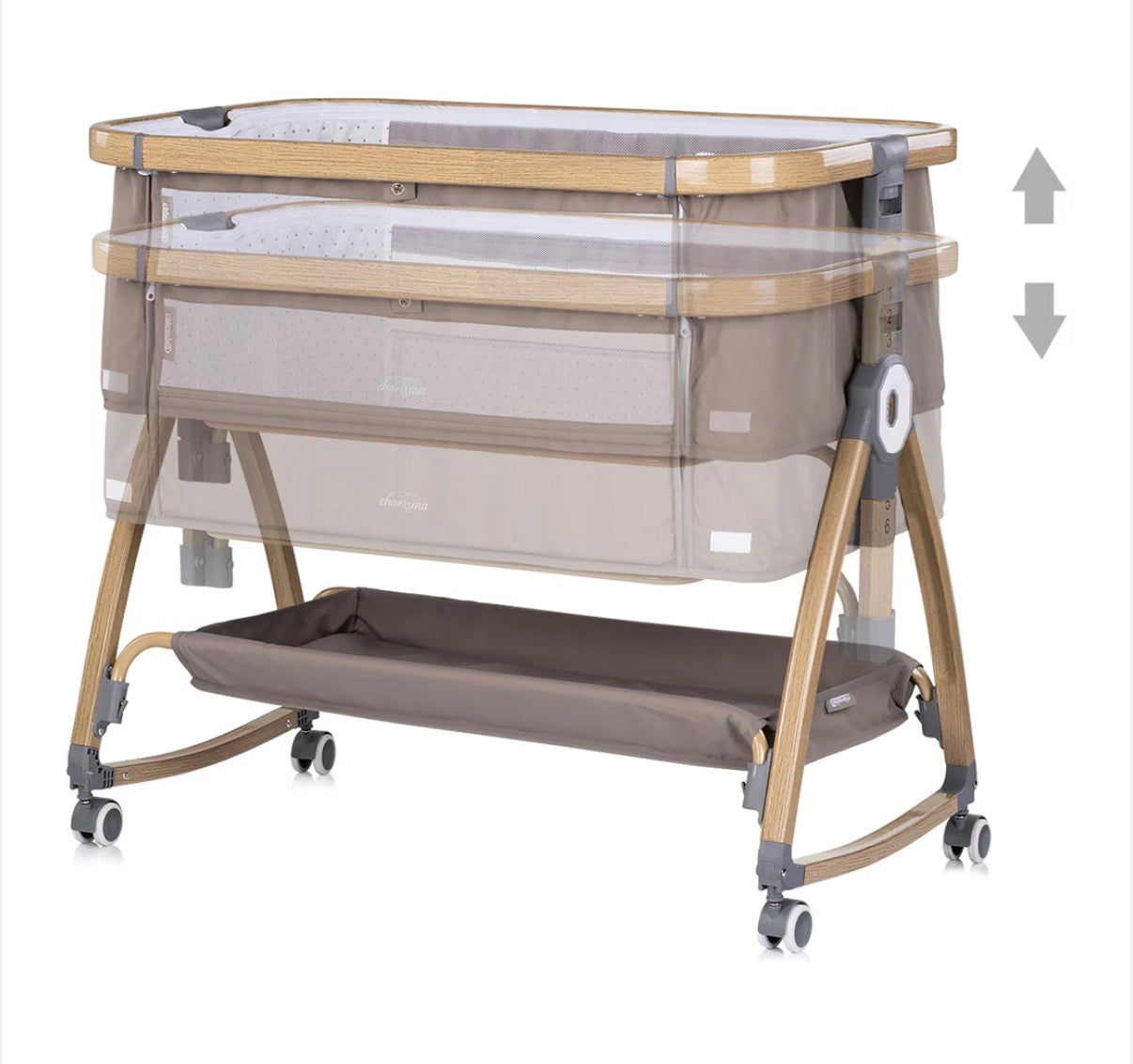 Culla co sleeping Carisma latte