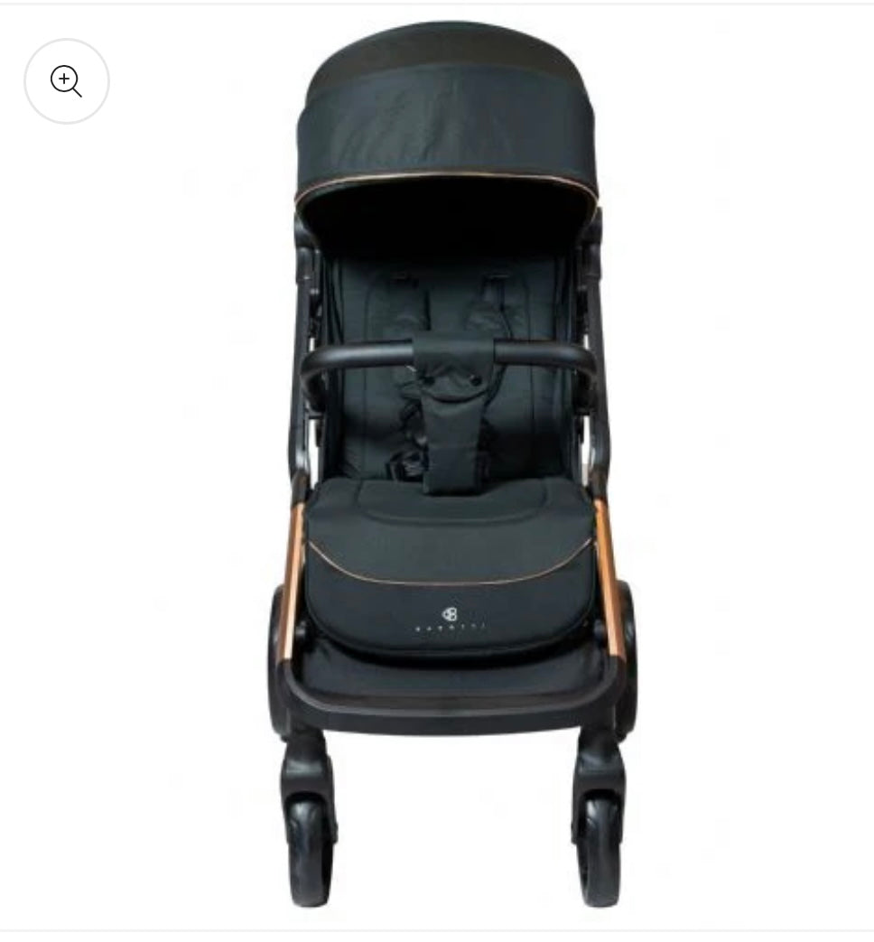 Passeggino leggero con borsa 0/22kg nero barotti mega
