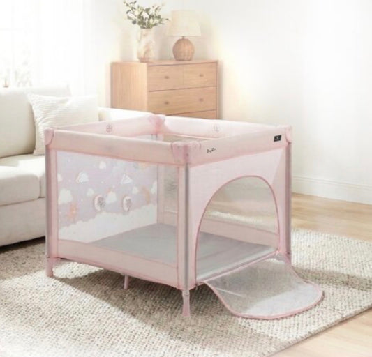 Box playpen Joyzi pink moni