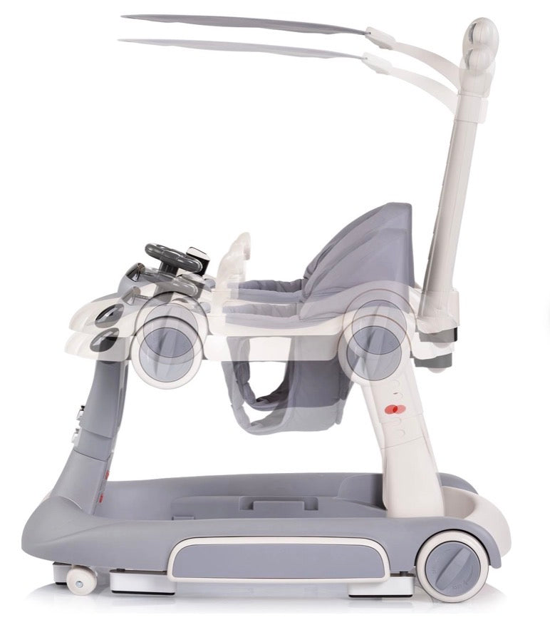 Girello macchina 5in1 grigio chipolino