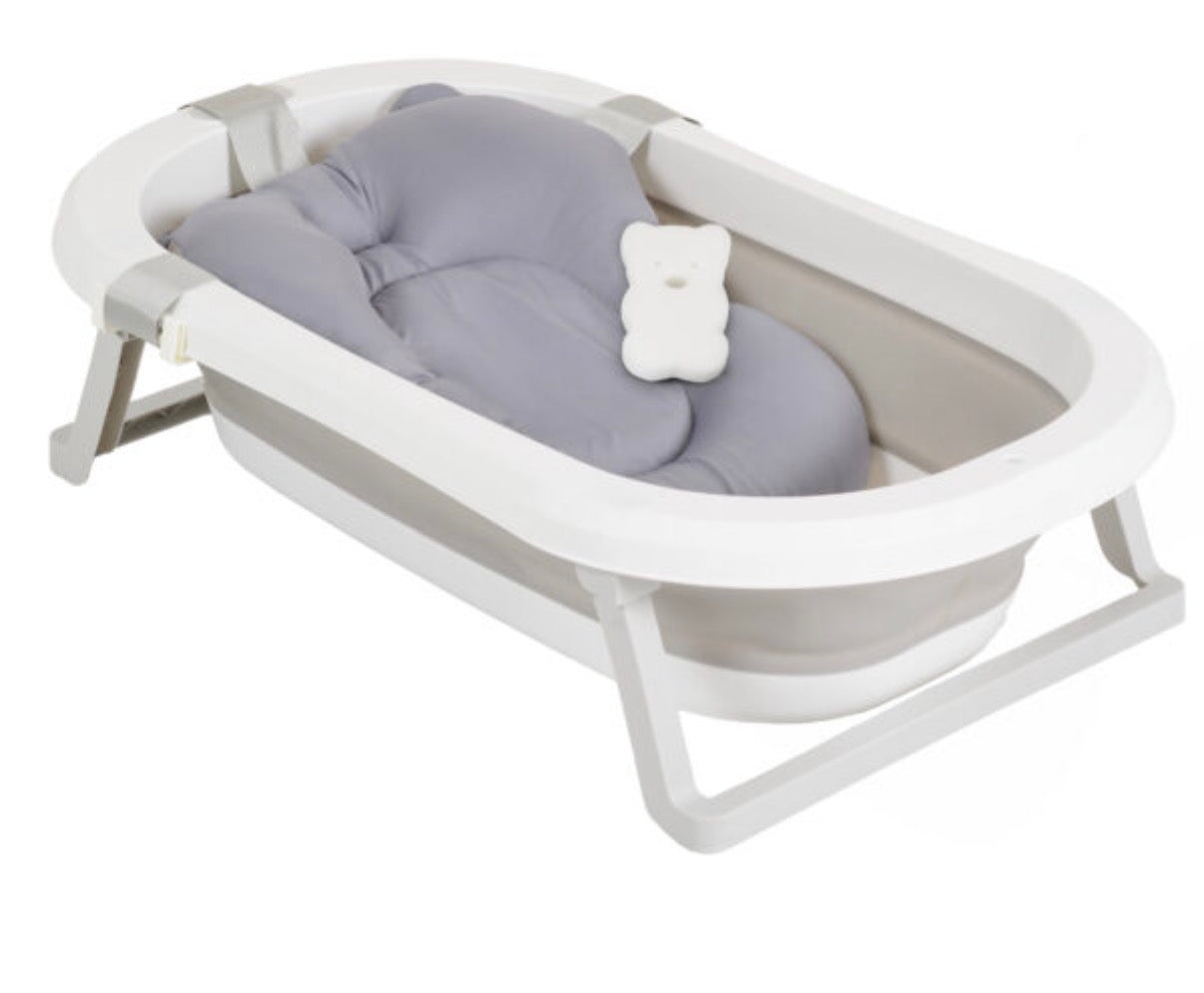 Vaschetta richiudibile con riduttore e spugna grigio palma