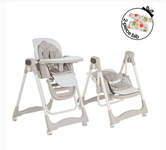 Sediolone 2in1 pappa/altalena beige fuji elettrico moni