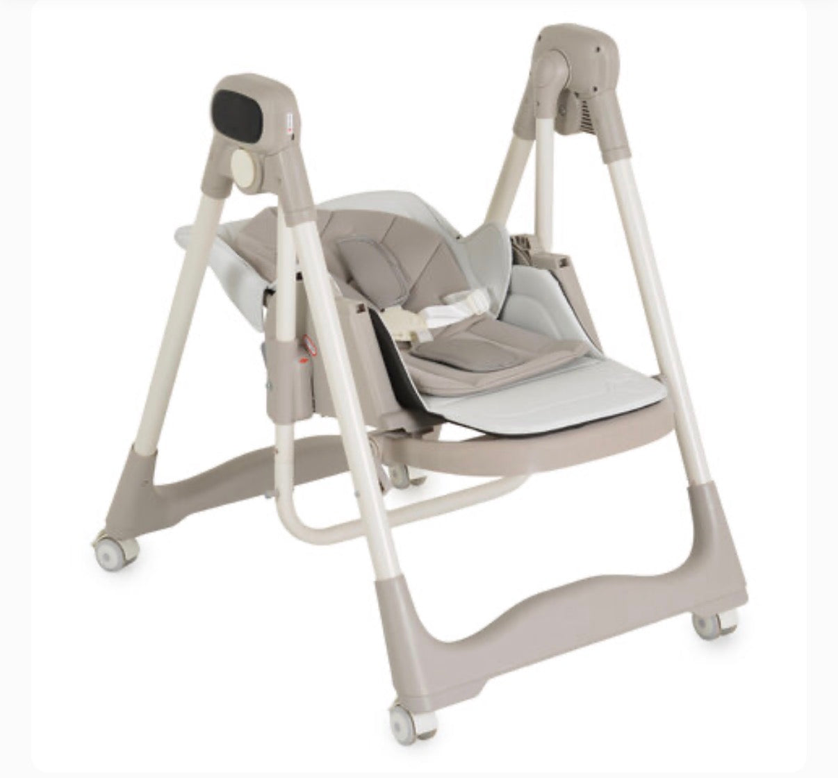Sediolone 2in1 pappa/altalena beige fuji elettrico moni