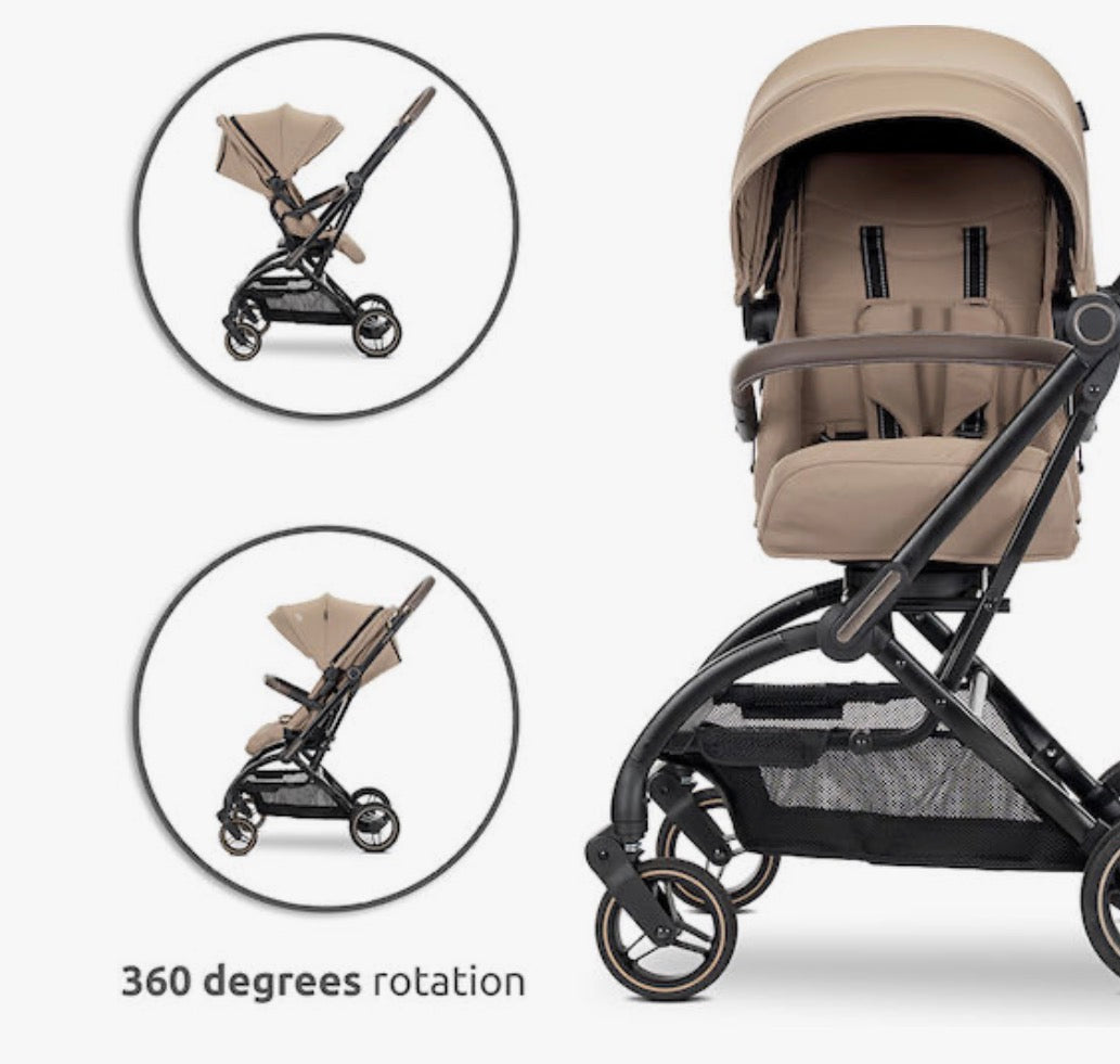 Passeggino leggero reversibile Makaya  beige 0/22kg