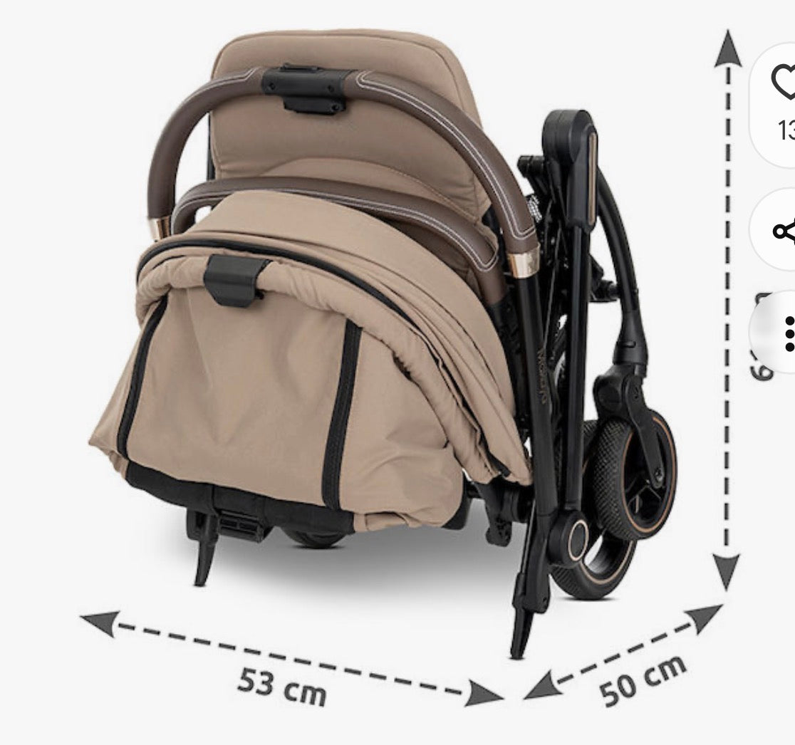 Passeggino leggero reversibile Makaya  beige 0/22kg