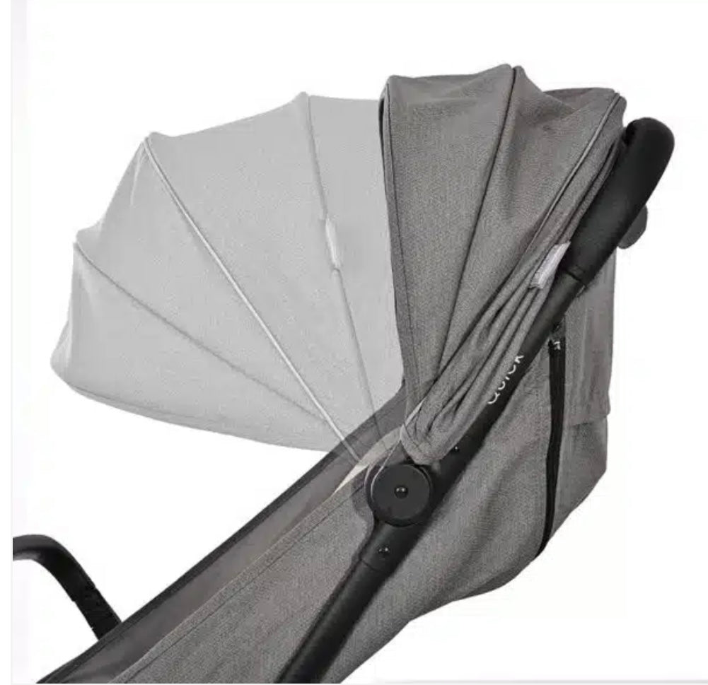 Passeggino leggero quick 0/22kg grigio