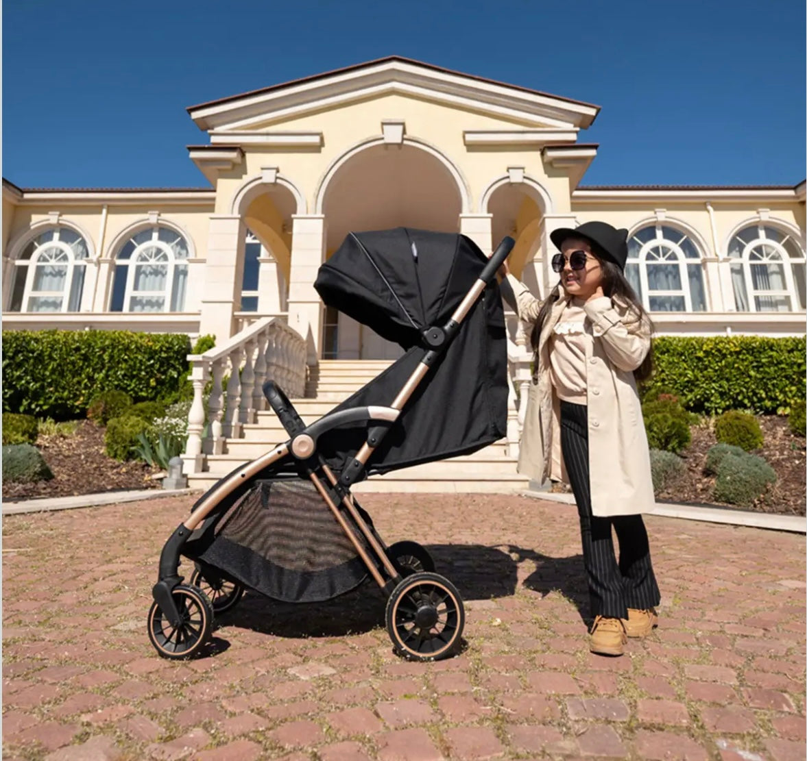 Passeggino leggero quick 0/22kg nero