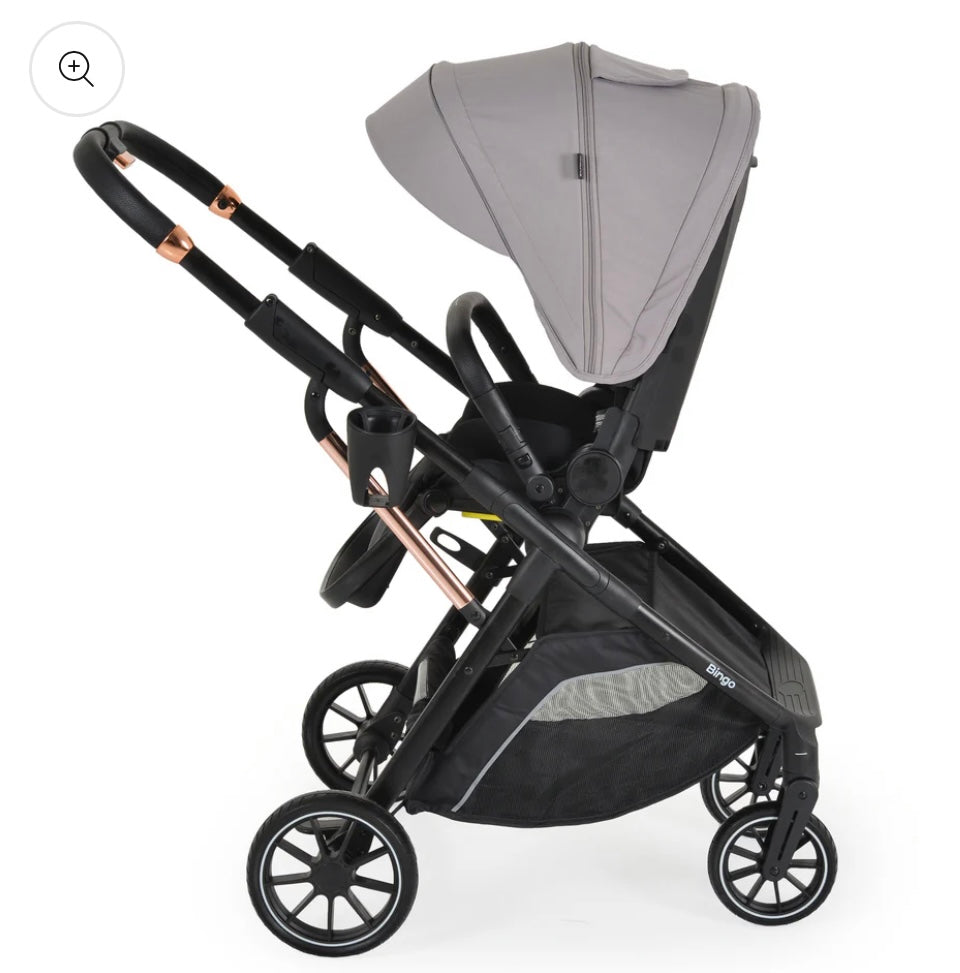 Passeggino leggero reversibile bingo 0/22kg con accessori grigio