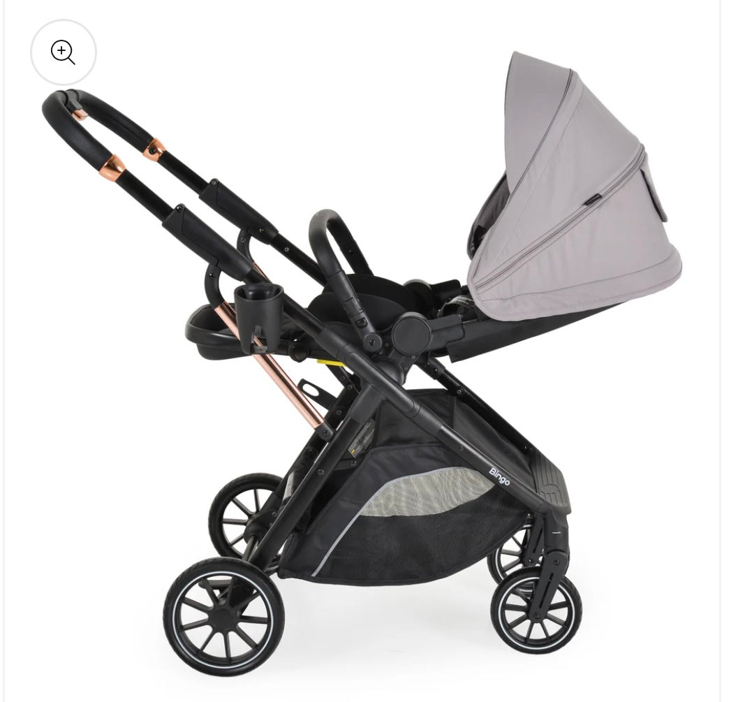 Passeggino leggero reversibile bingo 0/22kg con accessori grigio