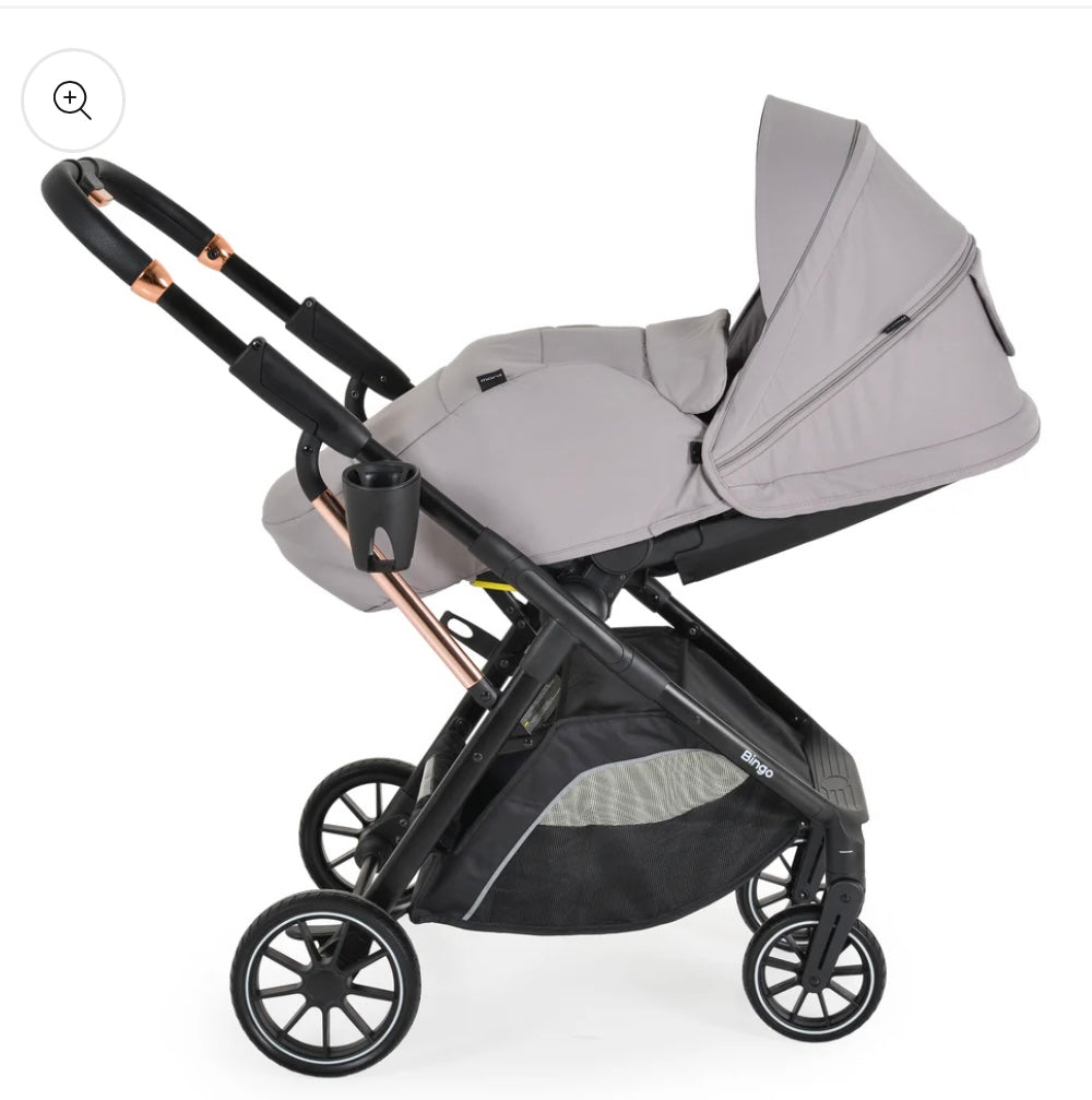 Passeggino leggero reversibile bingo 0/22kg con accessori grigio