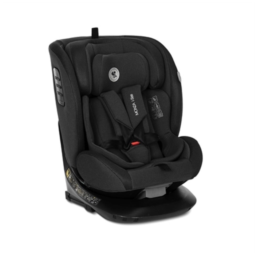 Seggiolino auto Monza i size isofix anti rebound bar nero Lorelli