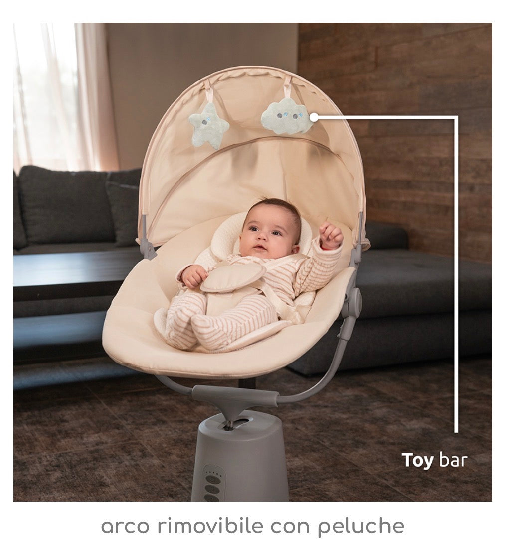 Sdraietta elettronica Storky beige Lorelli