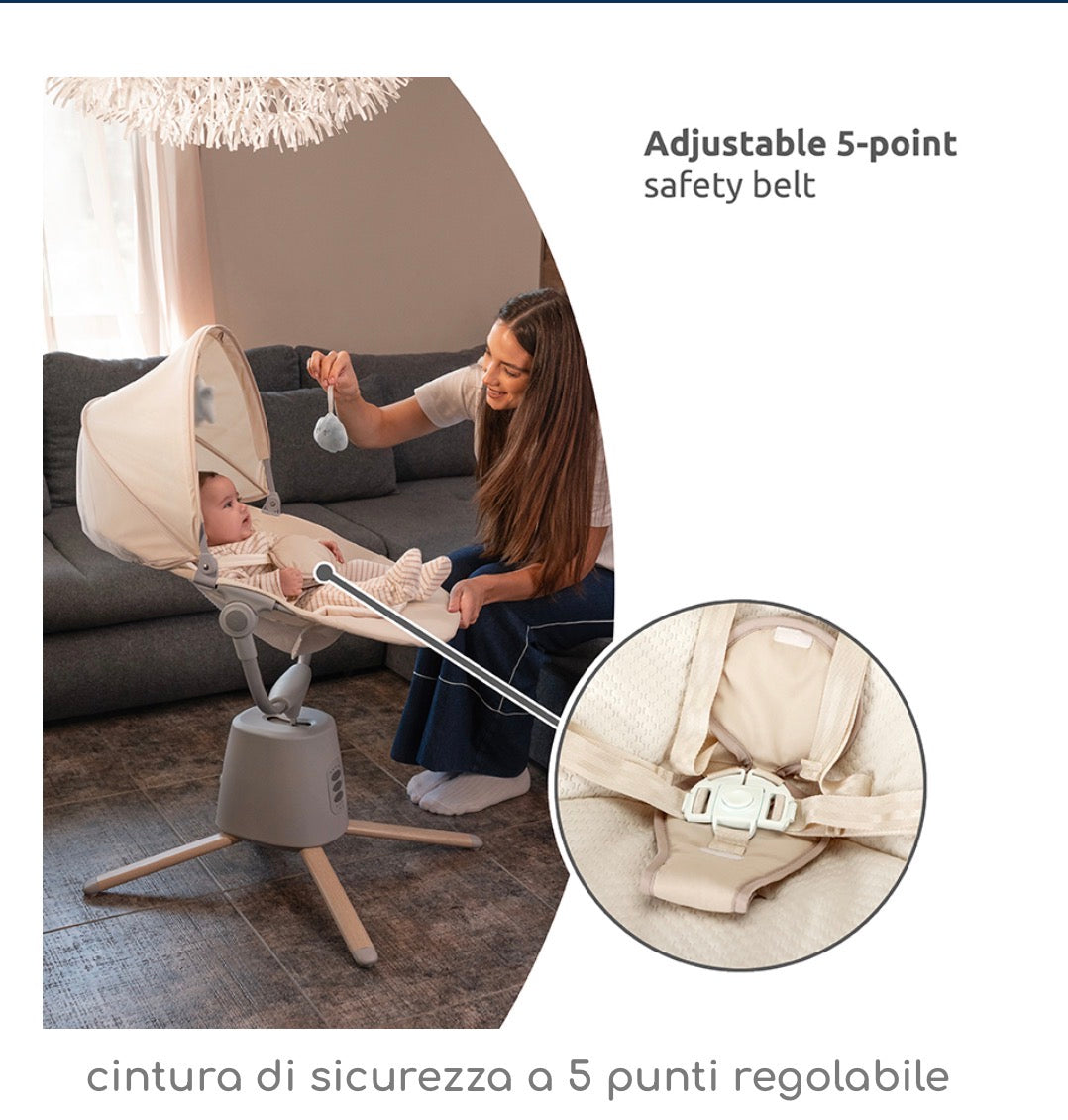 Sdraietta elettronica Storky beige Lorelli