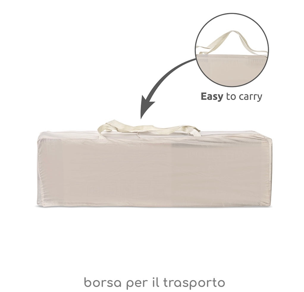 Lettino da campeggio carina  grigio doppia altezza