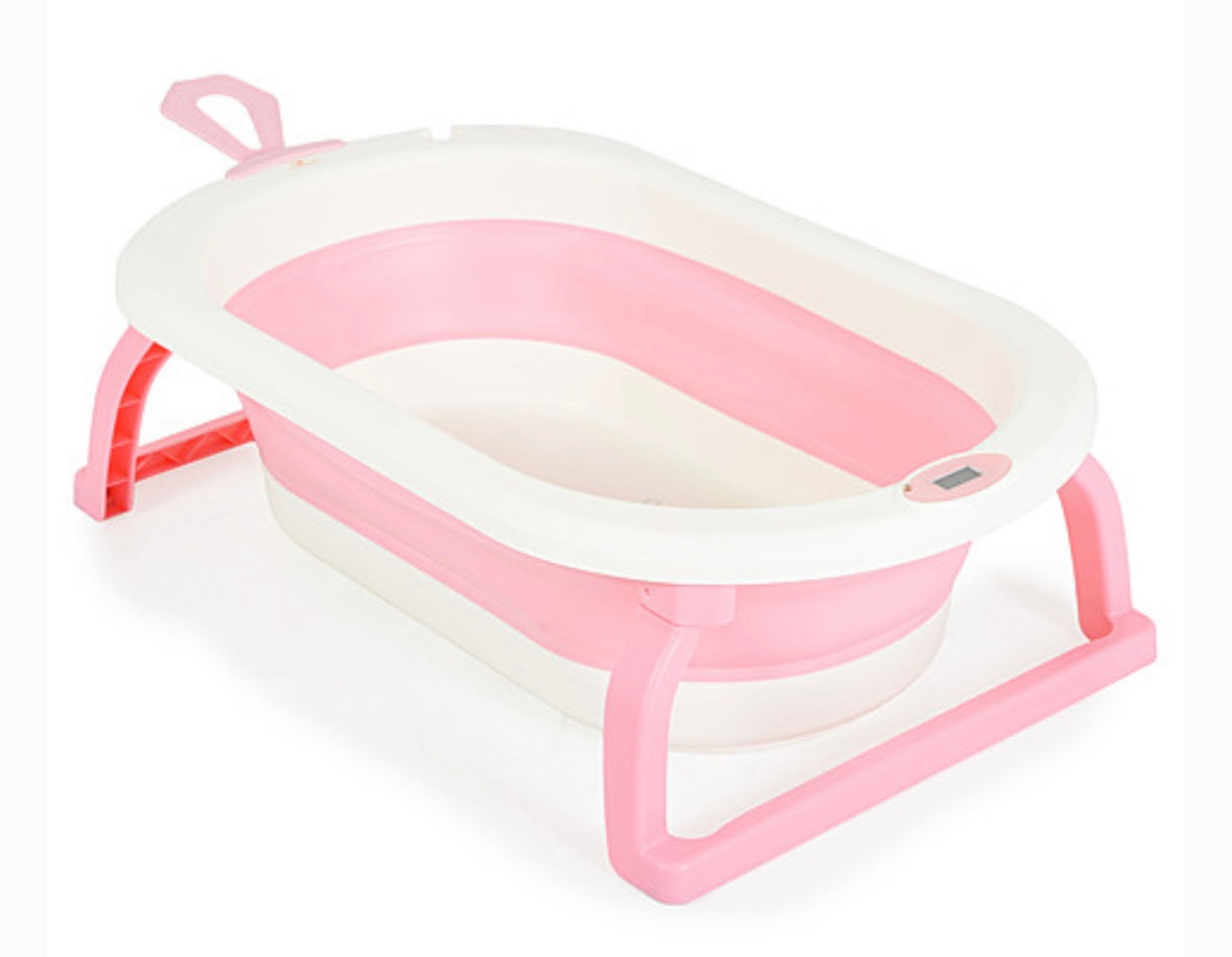 Vaschetta richiudibile con termometro rosa