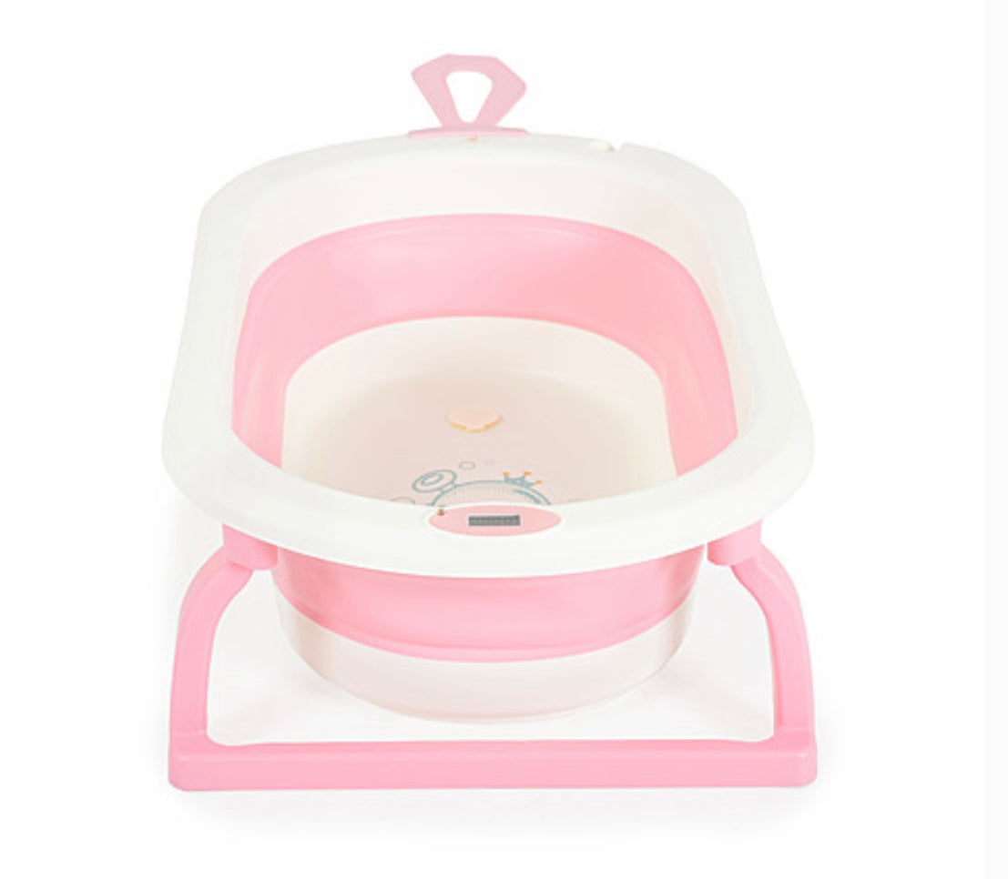 Vaschetta richiudibile con termometro rosa