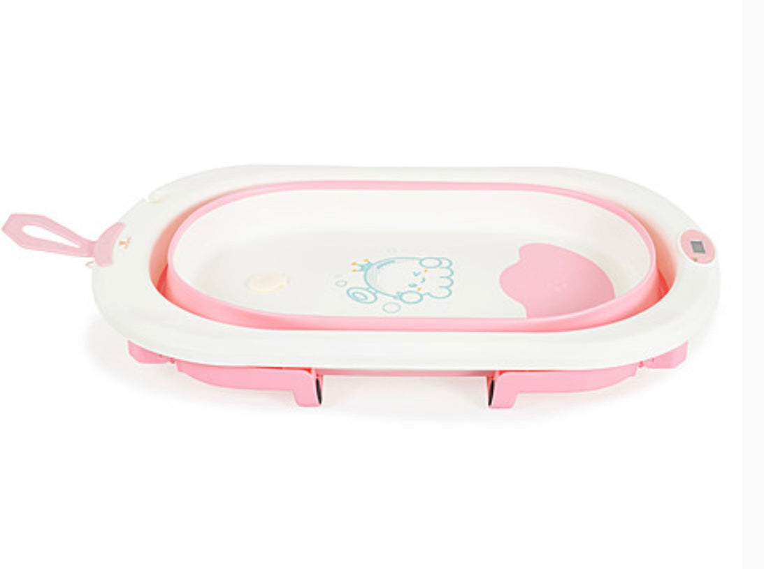 Vaschetta richiudibile con termometro rosa