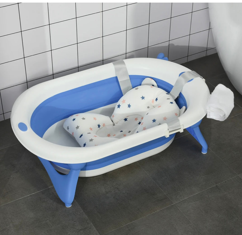 Vaschetta richiudibile con cuscino blu