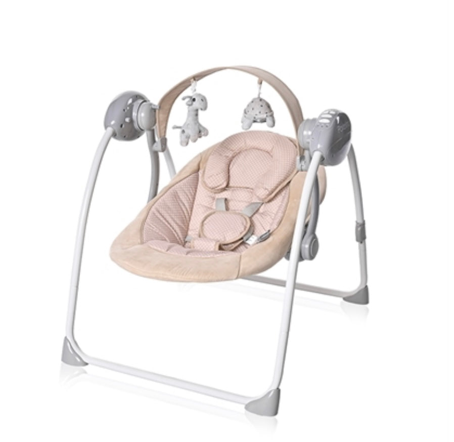 Altalena elettrica beige Portofino